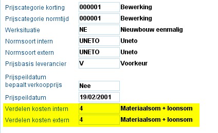 Automatisch staartkosten verdelen