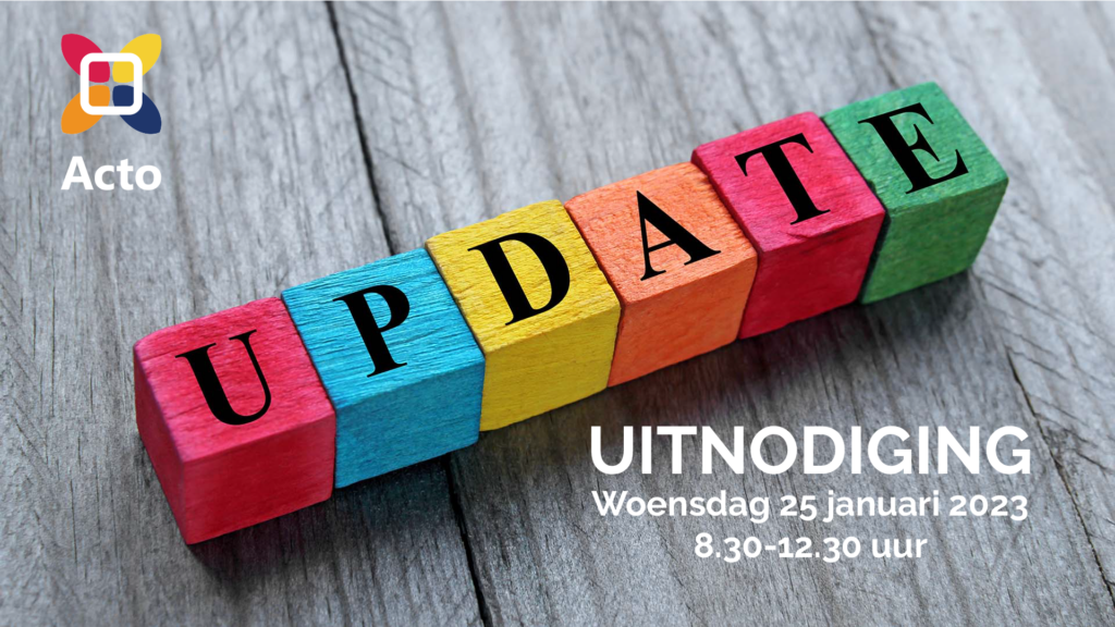 Uitnodiging Acto Update event januari 2023