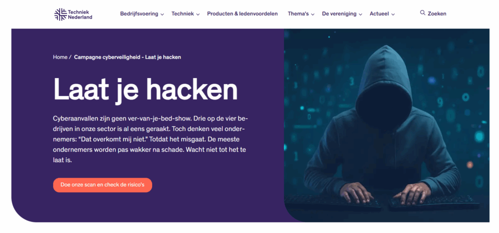Campagne Cyberveiligheid Techniek Nederland