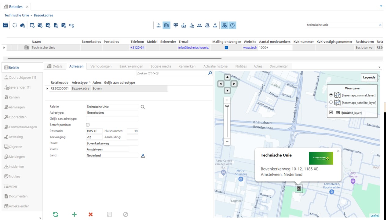 ActoBusiness - CRM-relaties