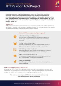 flyer ActoProject HTTPS
