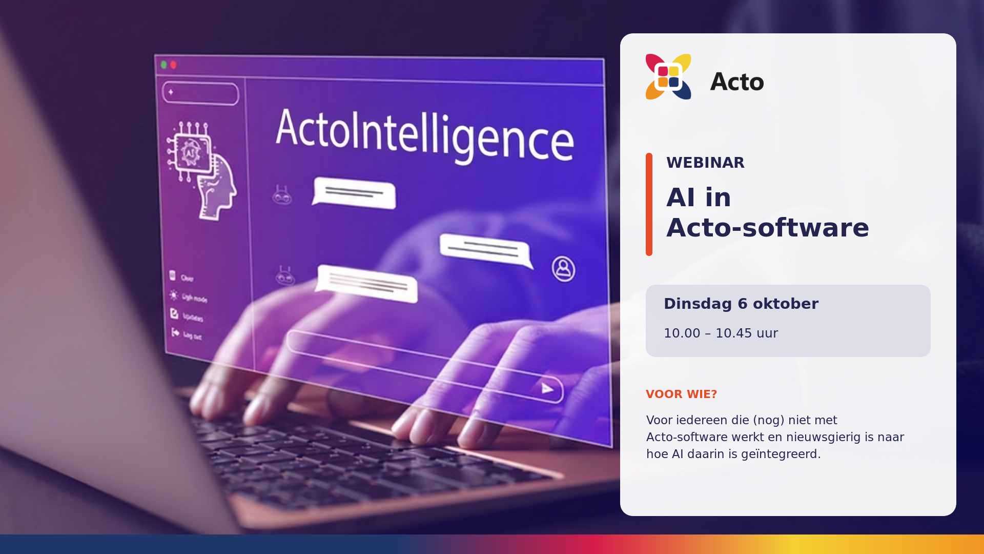 AI webinar Acto-oktober 2026